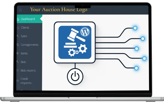 Circuit Auction bidder and consignor CRM screen